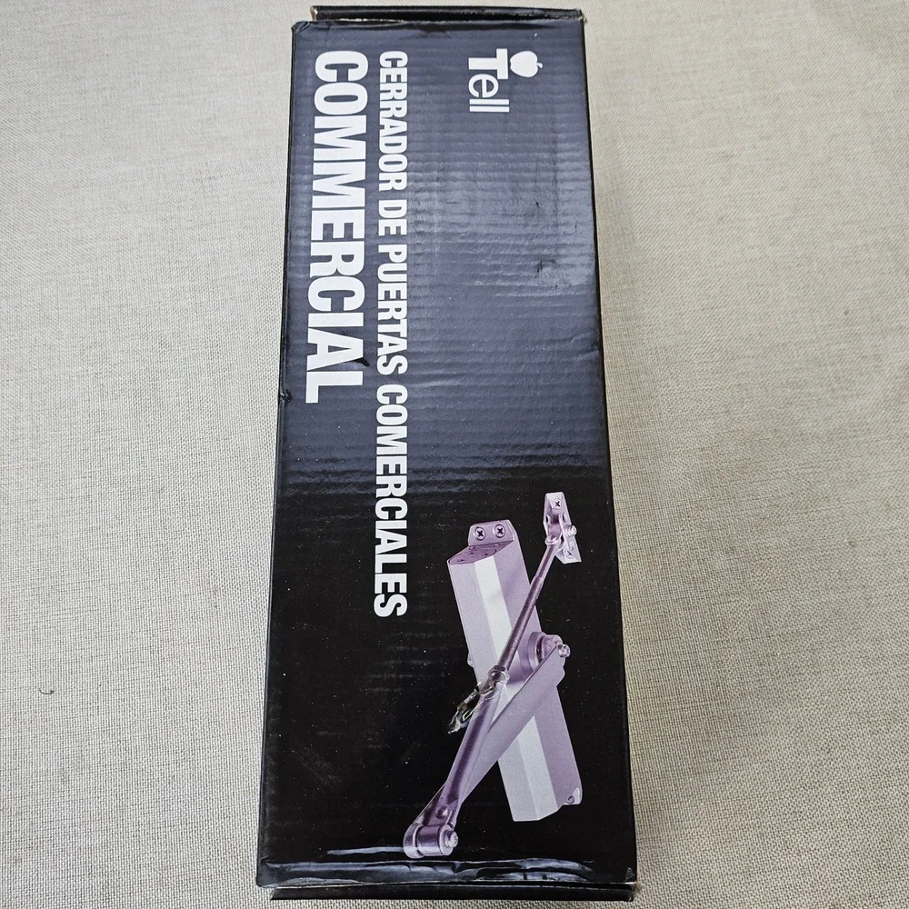 Tell‎ Commercial Door Closer Size 3 Silver Aluminum ANSI Grade 3 DC100001 New
